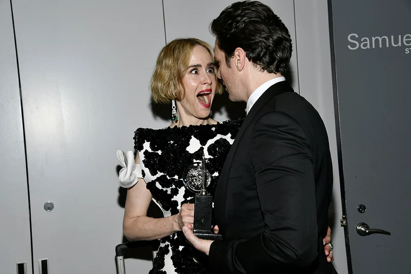 Sarah Paulson and Jonathan Groff